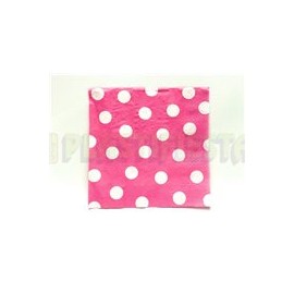 Servilleta lunch Polka dots Rosa 16 pz