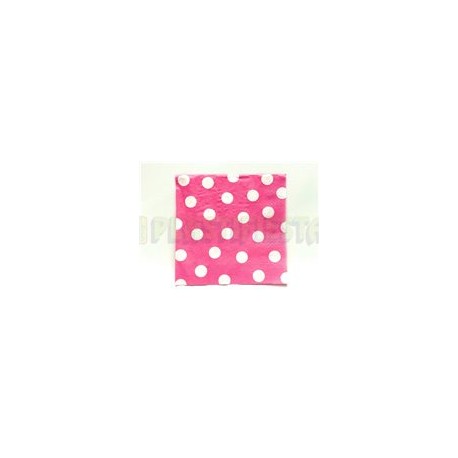 Servilleta lunch Polka dots Rosa 16 pz