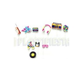 Party props 80's party 10 pz