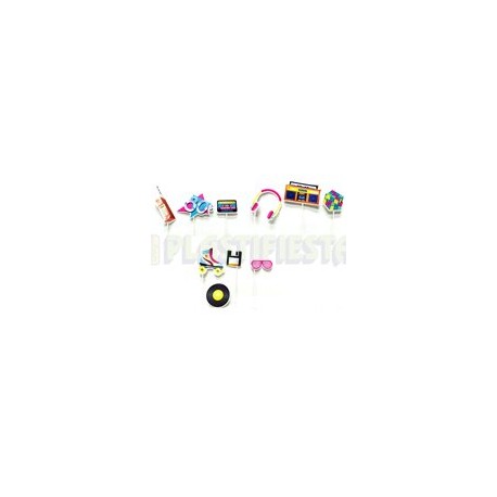 Party props 80's party 10 pz