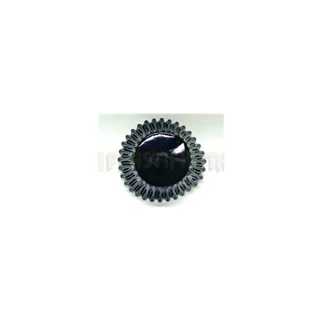 Capacillo mini Metálico negro 50 pz