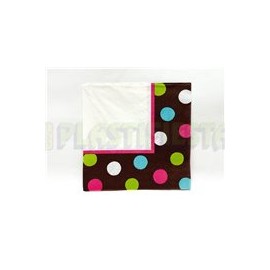 Servilleta lunch Polka dots Warm 18 pz