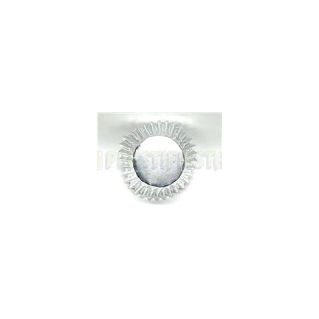 Capacillo mini Metálico plata 50 pz