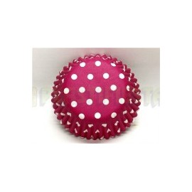 Capacillo estándar Polka fucsia 100 pz