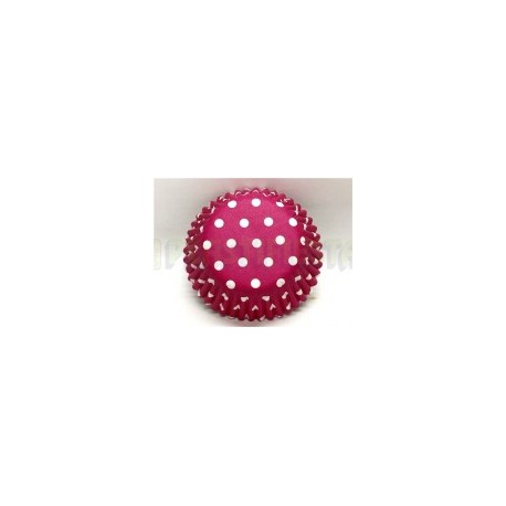 Capacillo estándar Polka fucsia 100 pz