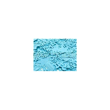 Confeti de mesa It's a boy azul 10 g