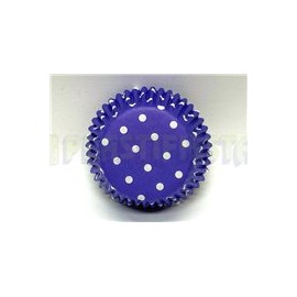 Capacillo estándar Polka morado 100 pz