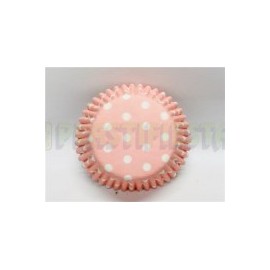 Capacillo estándar Polka rosa baby 100 pz