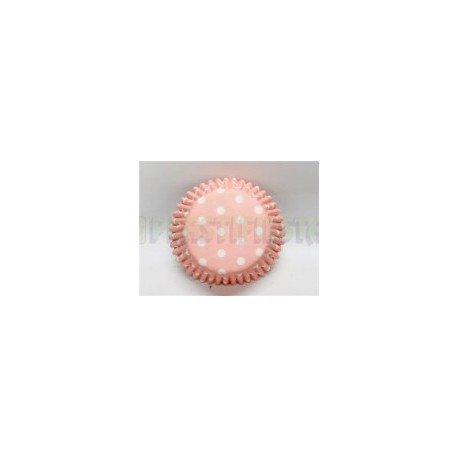 Capacillo estándar Polka rosa baby 100 pz