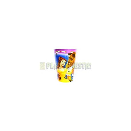 Vaso Bella y Bestia 8 pz