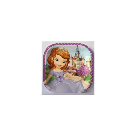 Plato fiesta Princesita Sofia 6 pz