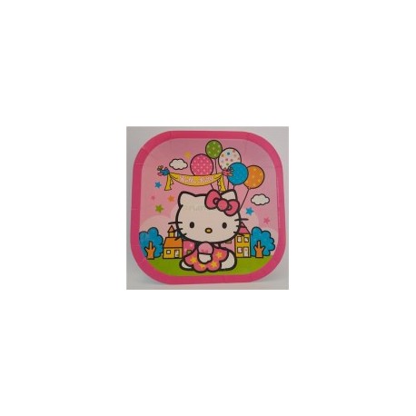 Plato fiesta Hello Kitty 6 pz