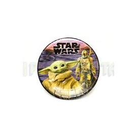 Plato pastelero Mandalorian (Star wars) 6 pz
