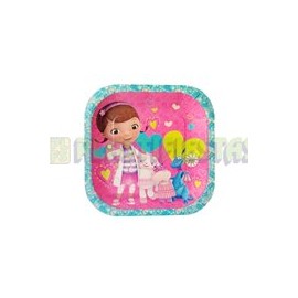 Plato fiesta Doctora Juguetes 6 pz