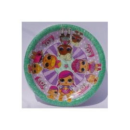 Plato pastelero L.O.L. 6 pz