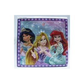 Servilleta cóctel Princesas 24 pz