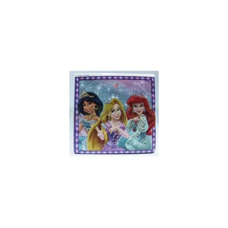 Servilleta cóctel Princesas 24 pz