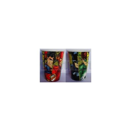 Vaso Liga de la justicia 6 pz