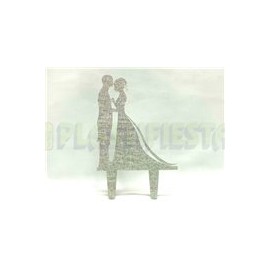 Decoración para pastel Boda vestido largo 1 pz