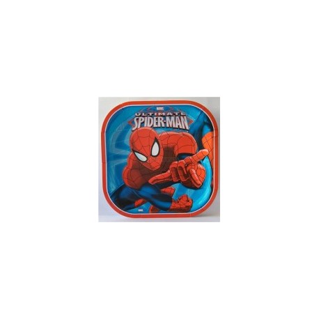Plato fiesta Spiderman Ultimate 6 pz
