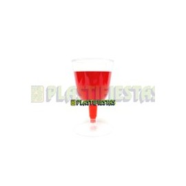 Copa vino transparente