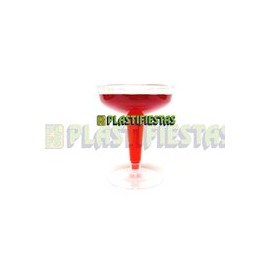 Copa champagne transparente