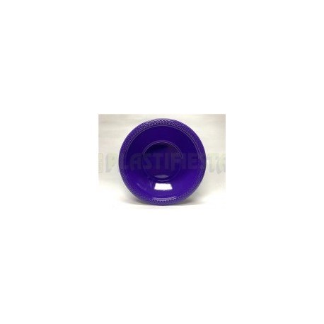 Plato hondo plástico 12 oz Morado 20 pz