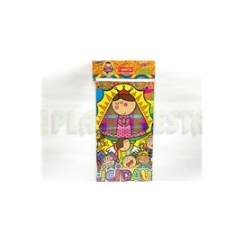 Mantel Virgencita Felicidades rectangular 1 pz
