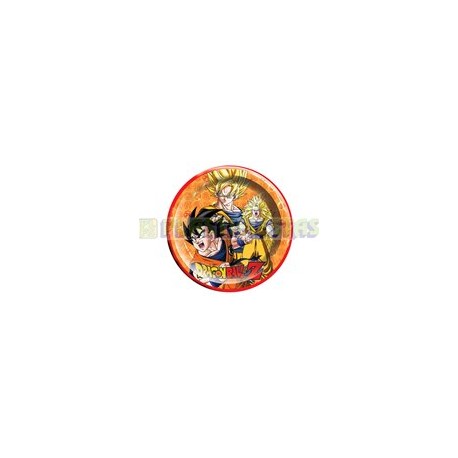 Plato pastelero Dragon Ball Z 6 pz