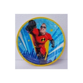Plato pastelero Increibles 2  6 pz