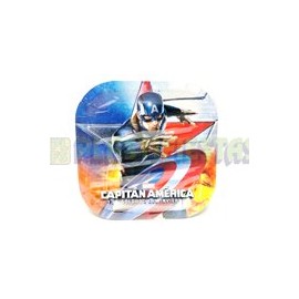 Plato fiesta Capitán América 6 pz