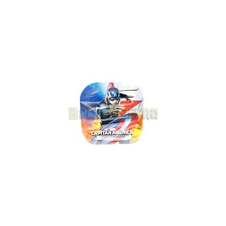 Plato fiesta Capitán América 6 pz