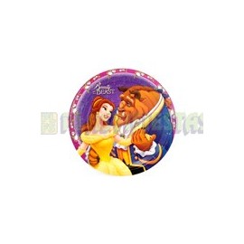 Plato fiesta Bella y Bestia 8 pz