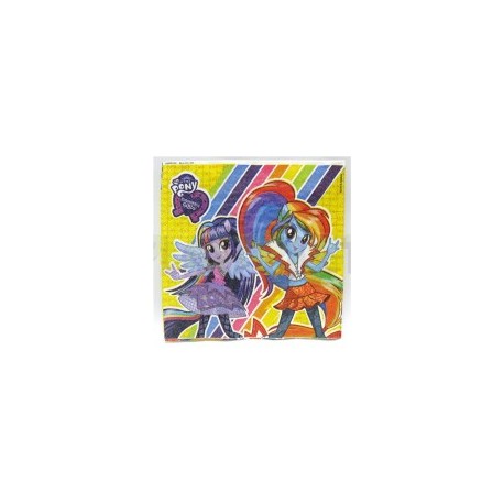 Servilleta cóctel Equestria Girls 24 pz