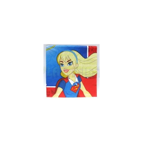 Servilleta cóctel Super Hero Girls 16 pz