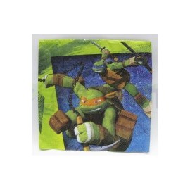 Servilleta cóctel Tortugas Ninja 16 pz