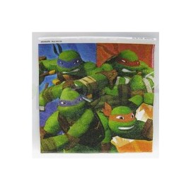Servilleta cóctel Tortugas Ninja 24 pz