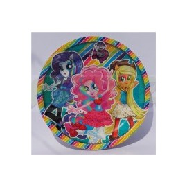 Plato pastelero Equestria girls 6 pz