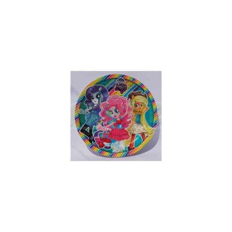 Plato pastelero Equestria girls 6 pz
