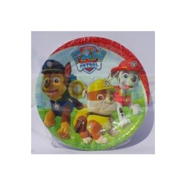 Plato pastelero Paw Patrol 6 pz