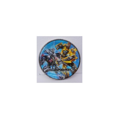 Plato pastelero Transformers 5  6 pz