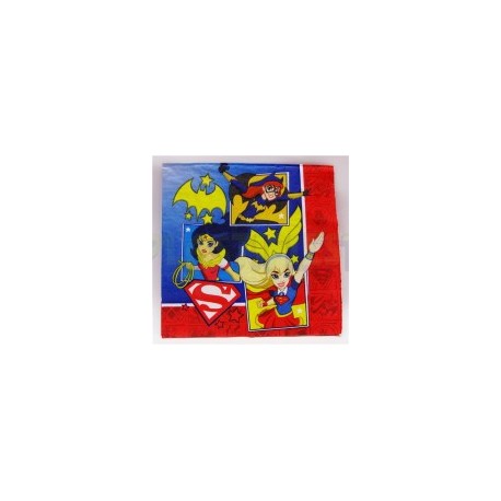 Servilleta lunch Super Hero Girls 16 pz