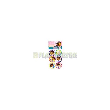 Distintivo Doctora Juguetes 24 pz