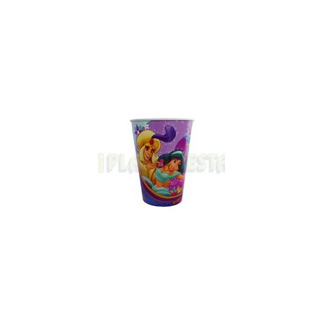 Vaso Aladdín y Jasmín 8 pz