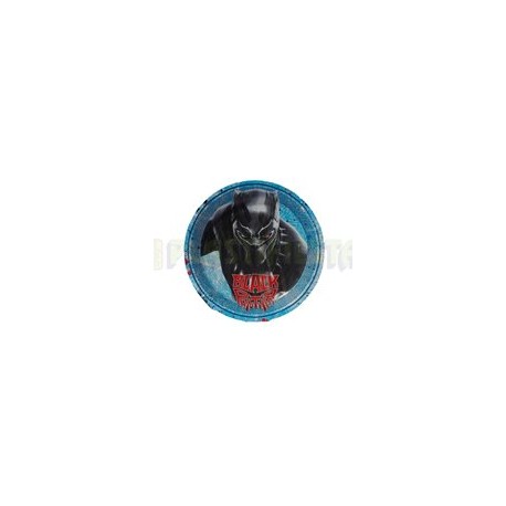 Plato pastelero Black Panther 6 pz