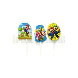 Topper Super Mario 12 pz