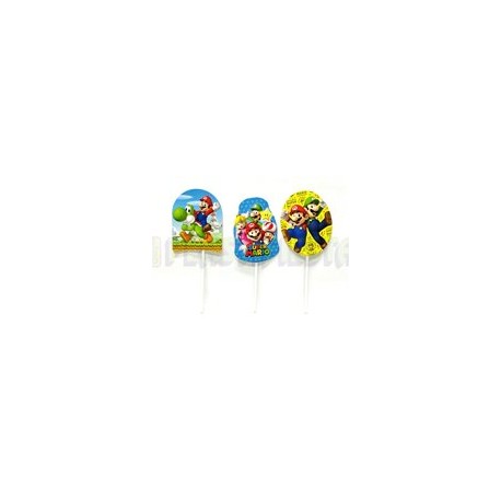 Topper Super Mario 12 pz