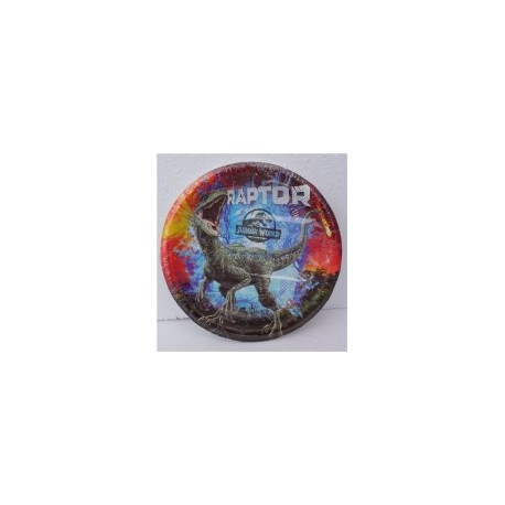 Plato pastelero Jurassic World 6 pz