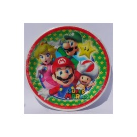 Plato pastelero Super Mario 6 pz