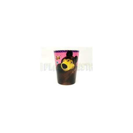 Vaso Masha y el oso 6 pz